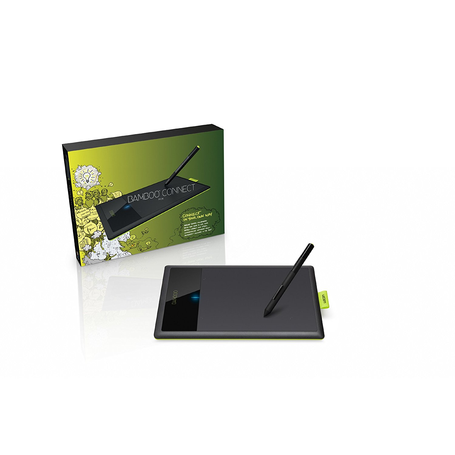 how to connect bamboo pen to wacom tablet
